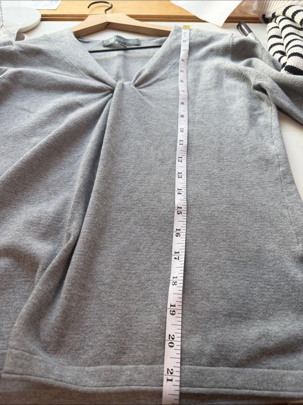 Title Nine Sweater Knot Front XS - Picture 8 of 9